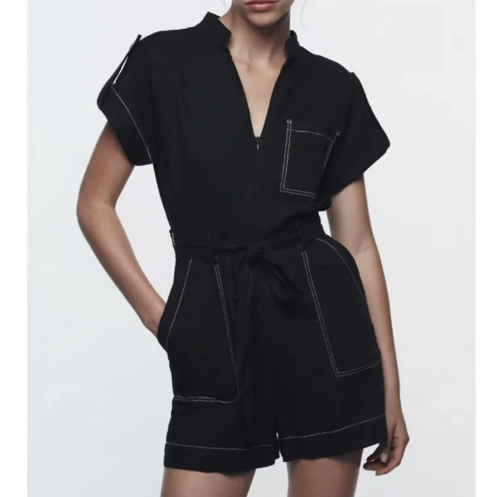 Zara linen romper size XS